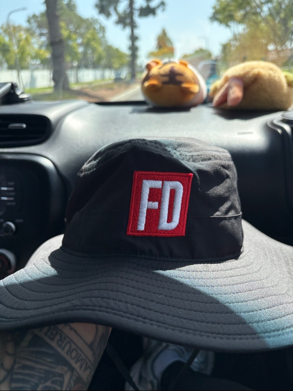 Formula Drift official merch Black Bucket Sun Hat